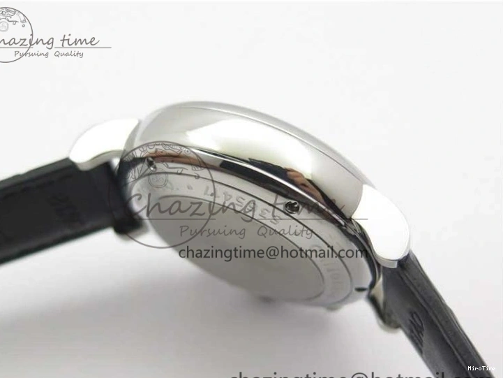 MIROTIME 0522 Portofino Chrono SS ZF 1:1 Best Edition Blue Dial Gold Markers on Black Leather Strap A OnTrend 7124